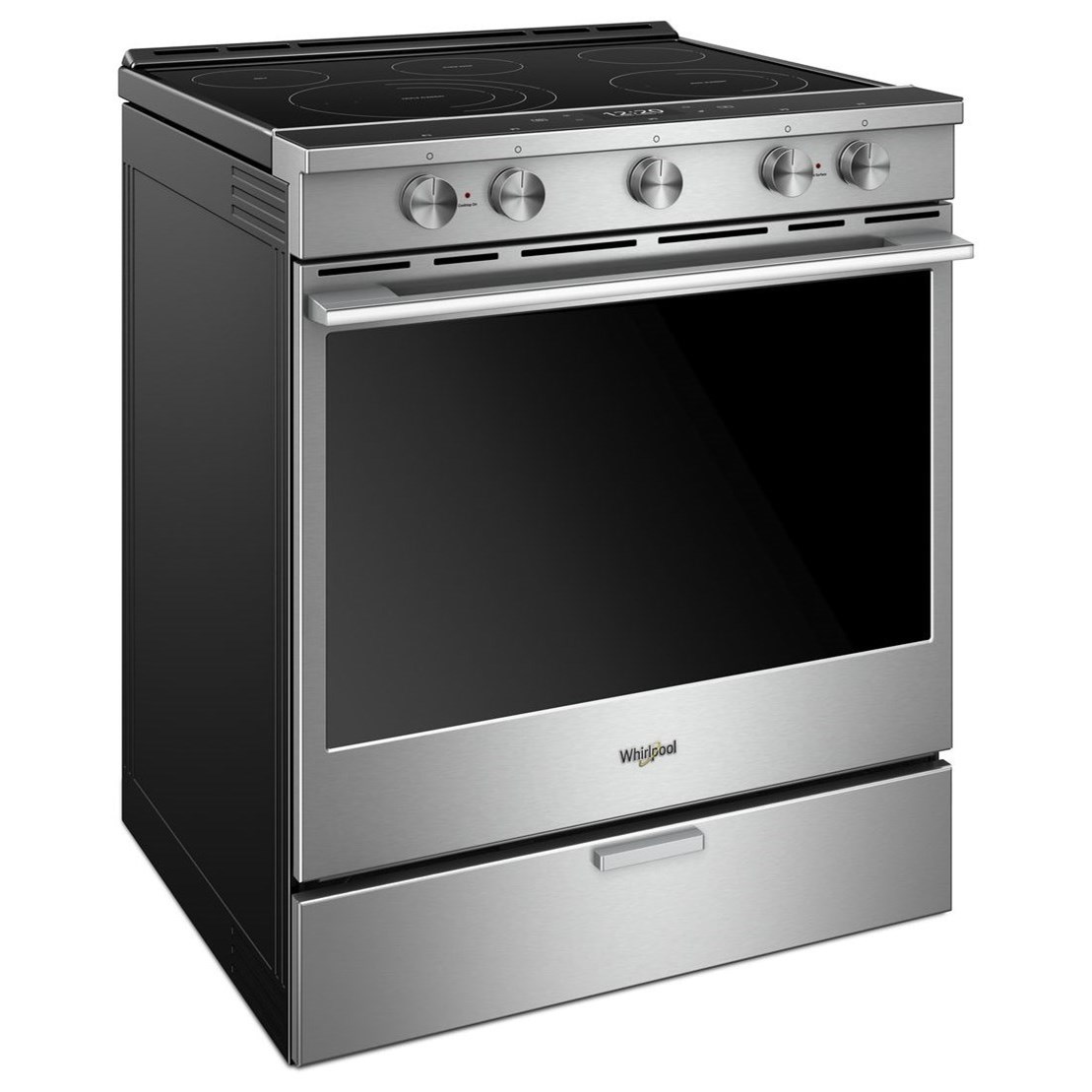Whirlpool WEEA25H0HZ 6.4 Cu. Ft. Smart Contemporary Handle Slidein